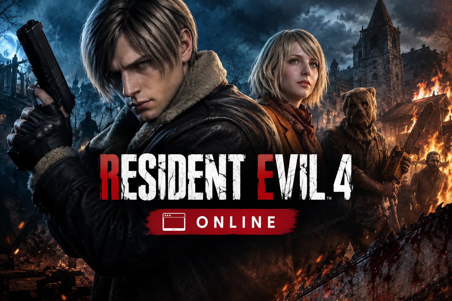 Resident Evil 4 онлайн в браузере